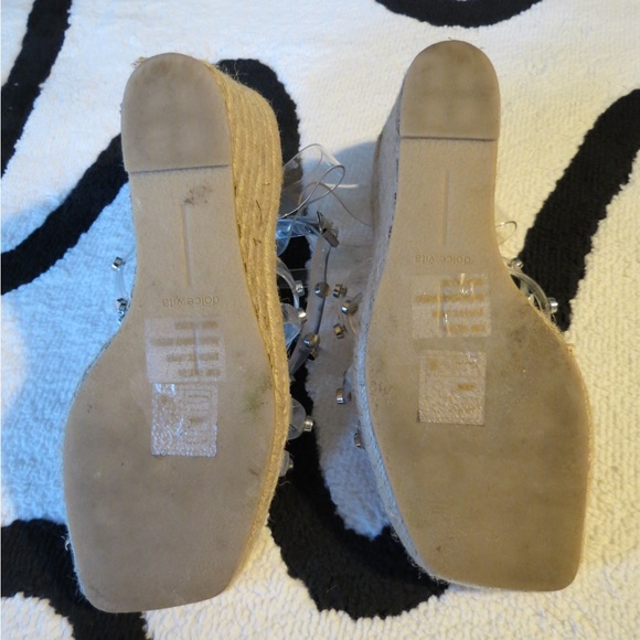 Dolce Vita Clear Studded Sandals - Picture 6 of 7